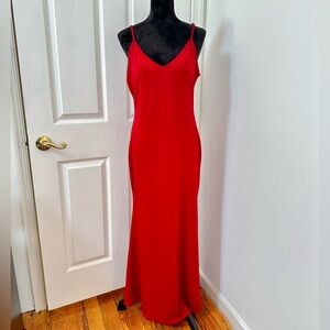 Red elegant dress